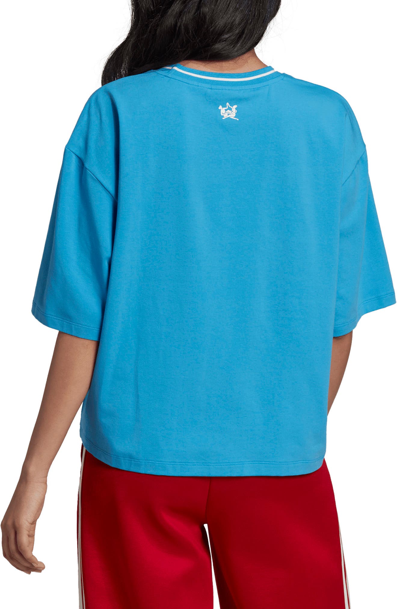 x Thebe Magugu Embroidered Loose Fit Graphic Logo Tee - image 2