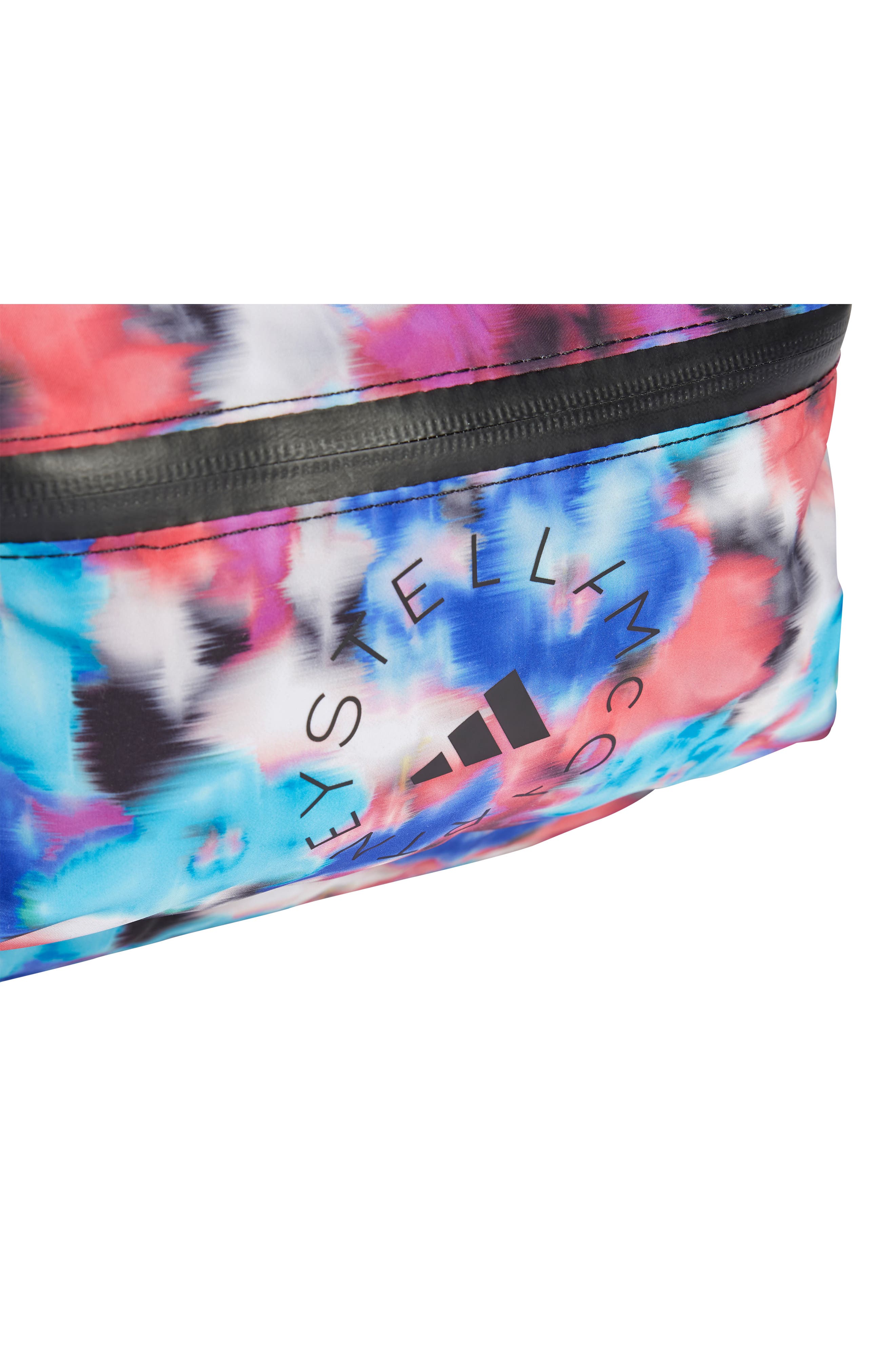 adidas by Stella McCartney Gym Sack Packable Backpack, Alternate, color, Blue Multi