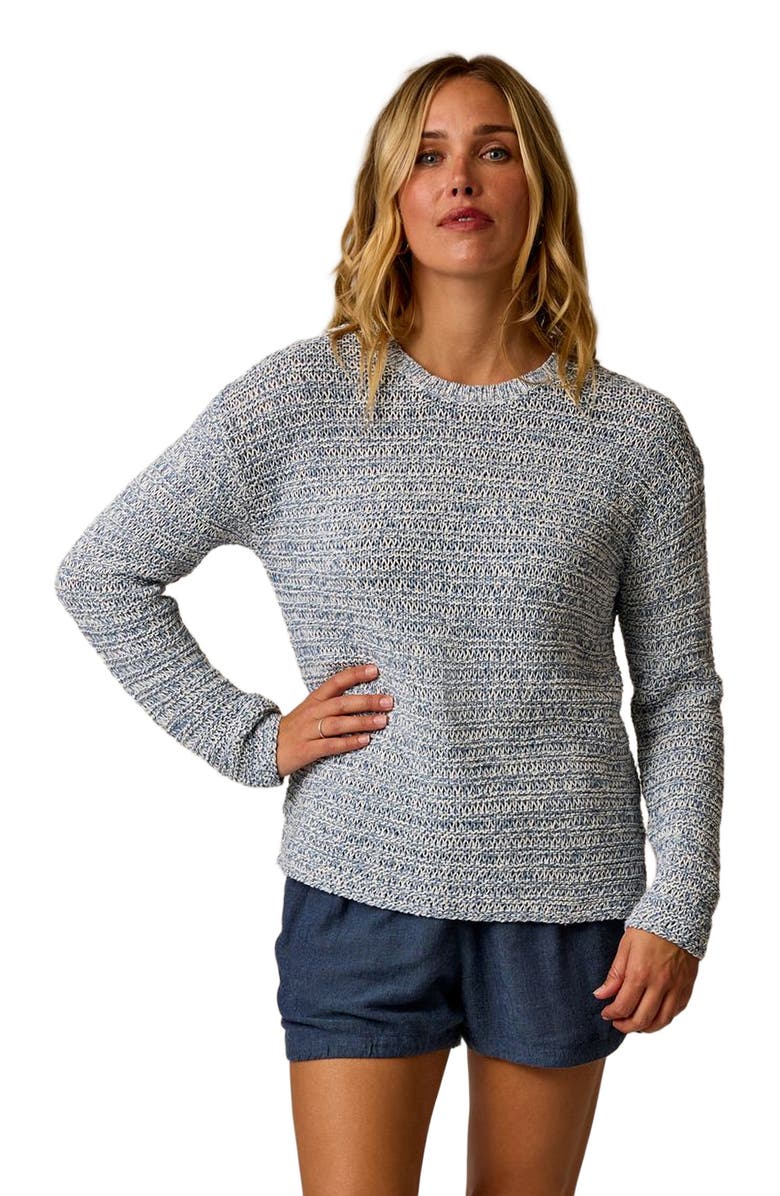 Carve Designs Clarissa Marled Sweater, Main, color, Captain