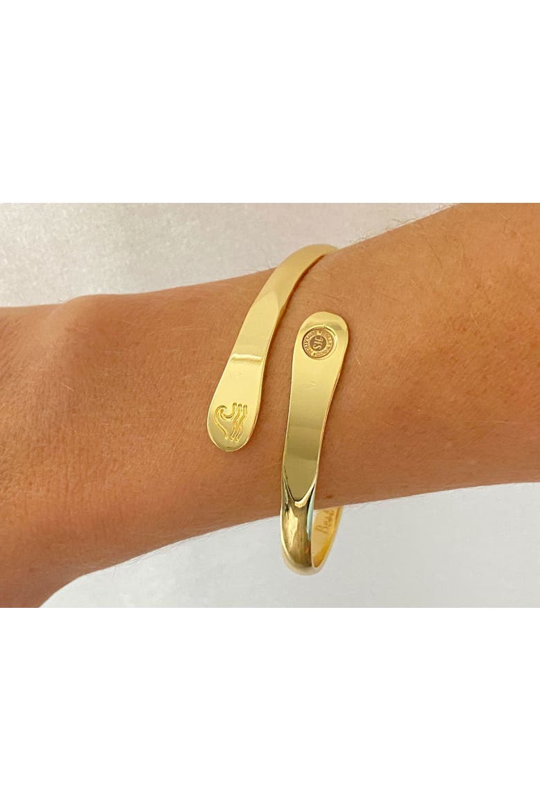 Wave Bracelet, Alternate, color, Gold