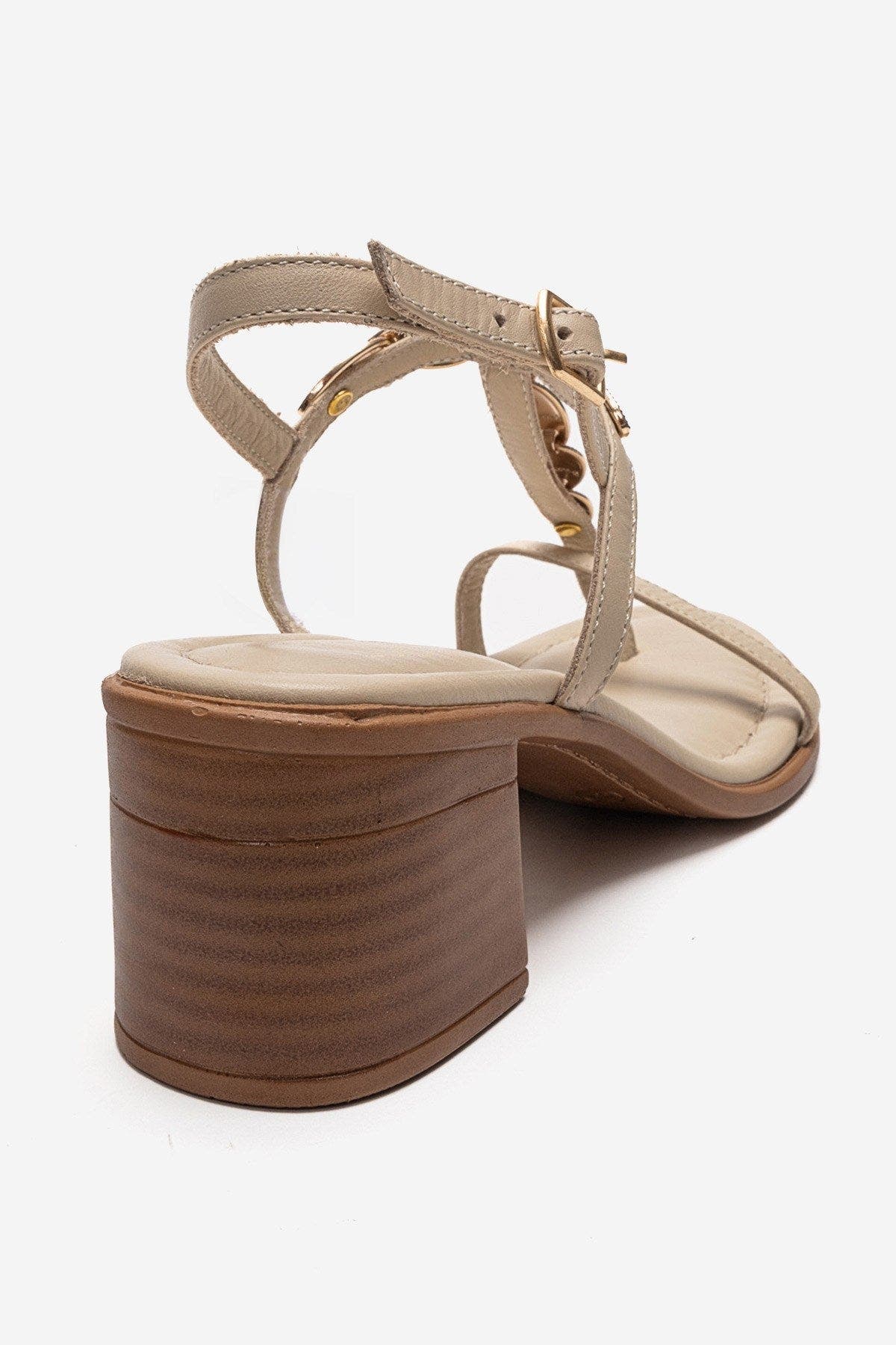 Serona Leather Block Heel Sandal, Alternate, color, Beige