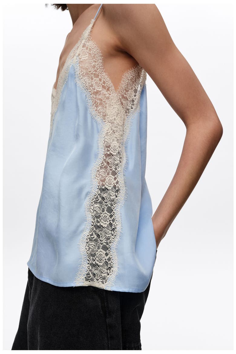 Lace Camisole Top, Alternate, color, LIGHT BLUE