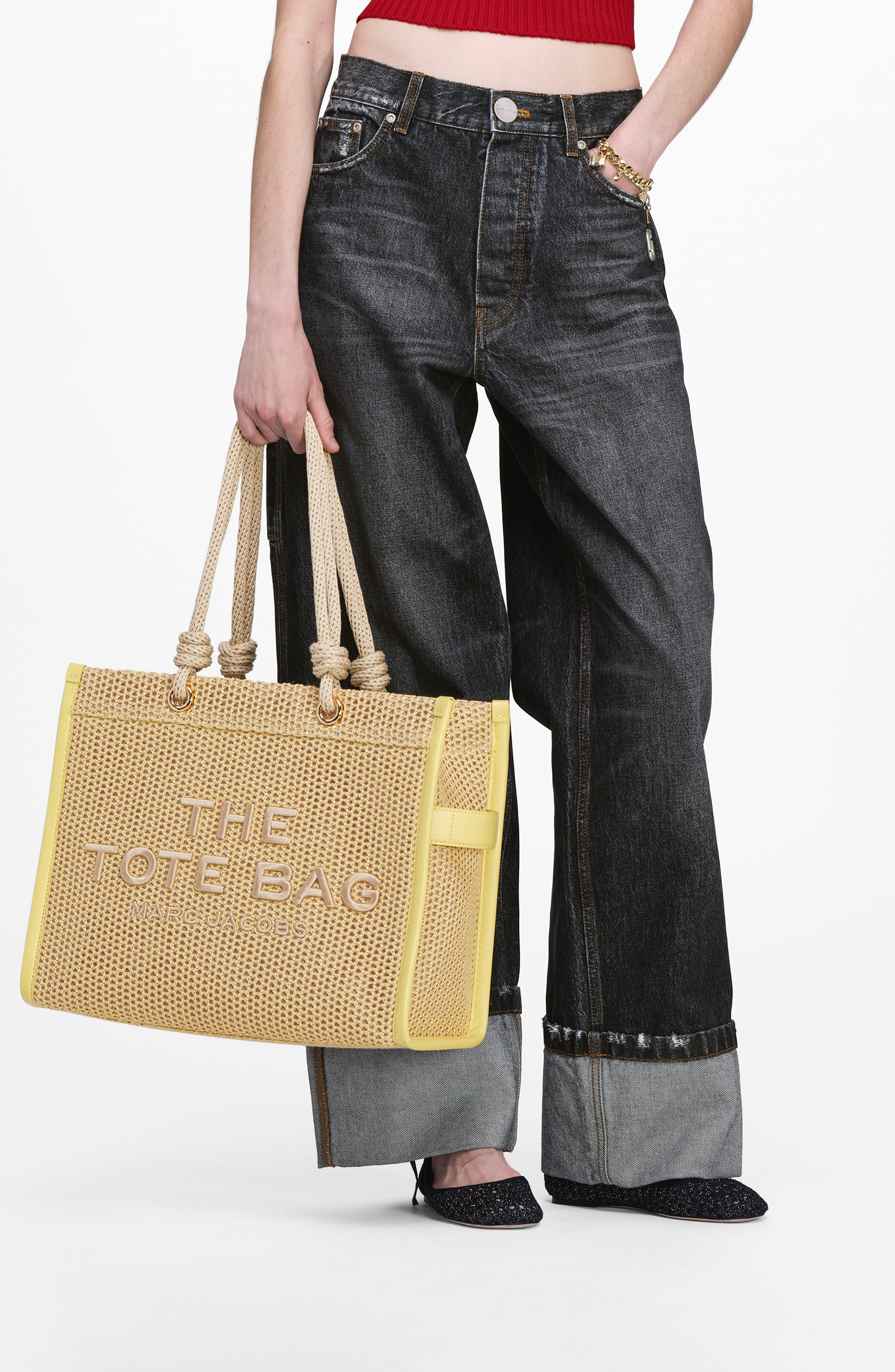 Marc Jacobs THE LARGE TOTE, Alternate, color, Natural