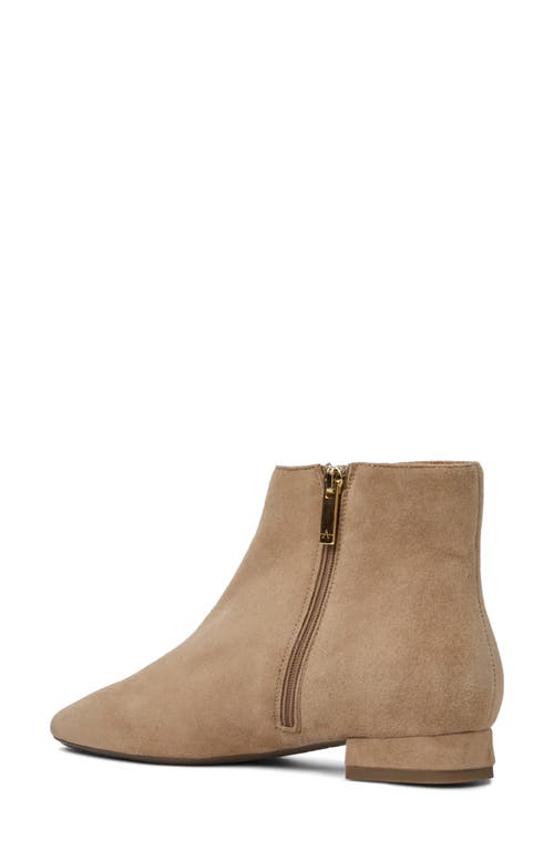 Aquatalia Prisilla Pointed Toe Zip Bootie In Brown