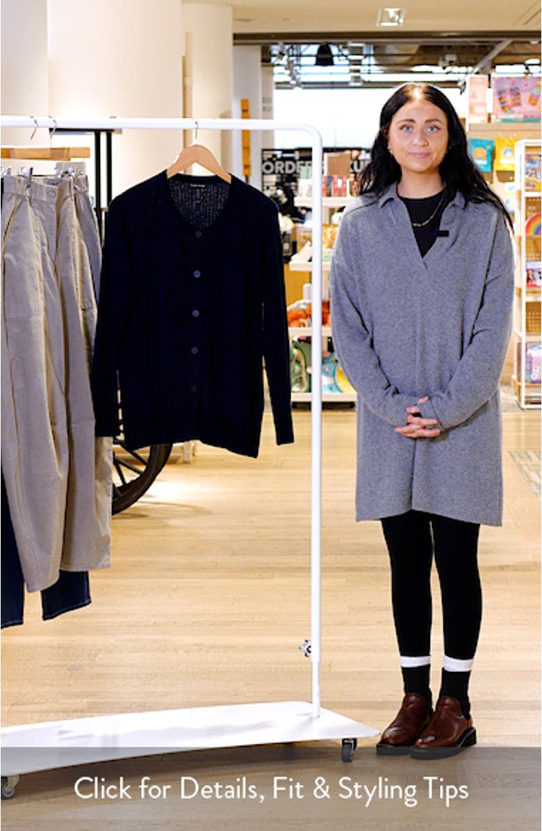 Crewneck Cardigan, sales video thumbnail