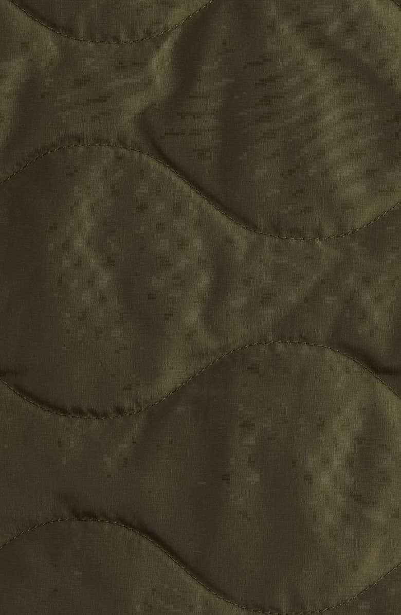 Schott NYC Wrinkle Resistant Down Military Jacket, Alternate, color, Olive