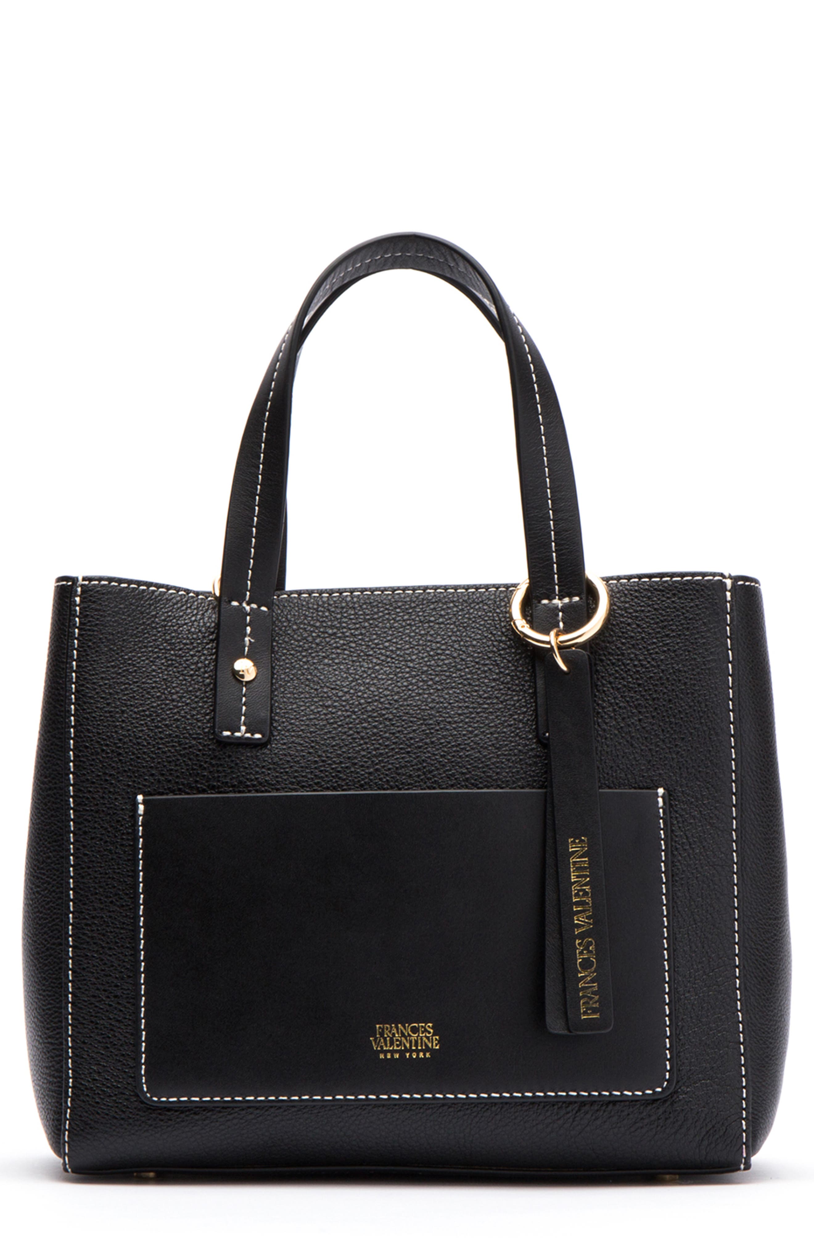 Frances Valentine Small Chloe Leather Tote, Main, color, 