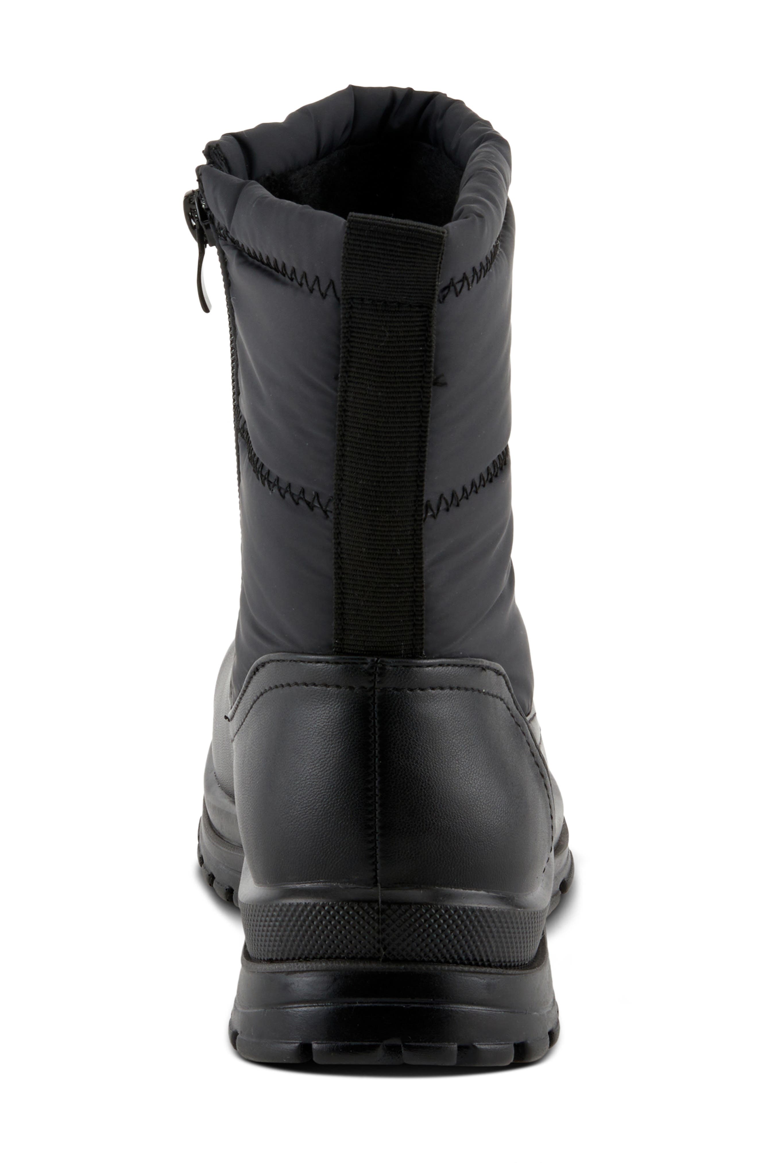 Fagan Waterproof Faux Fur Lined Boot, Alternate, color, BLACK