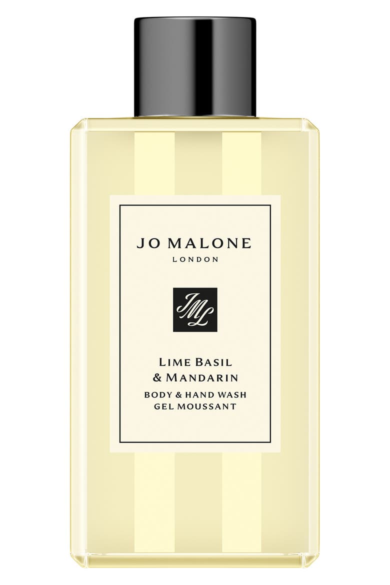 Lime Basil & Mandarin Shower Gel, Main, color, NO COLOR
