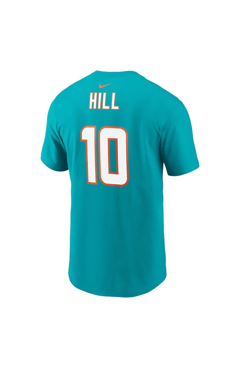 Nike Men's Nike Tyreek Hill Aqua Miami Dolphins Player Name & Number T-Shirt, Alternate, color, Aqua