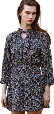 CQC LA Hand-Printed Dree Mini Dress