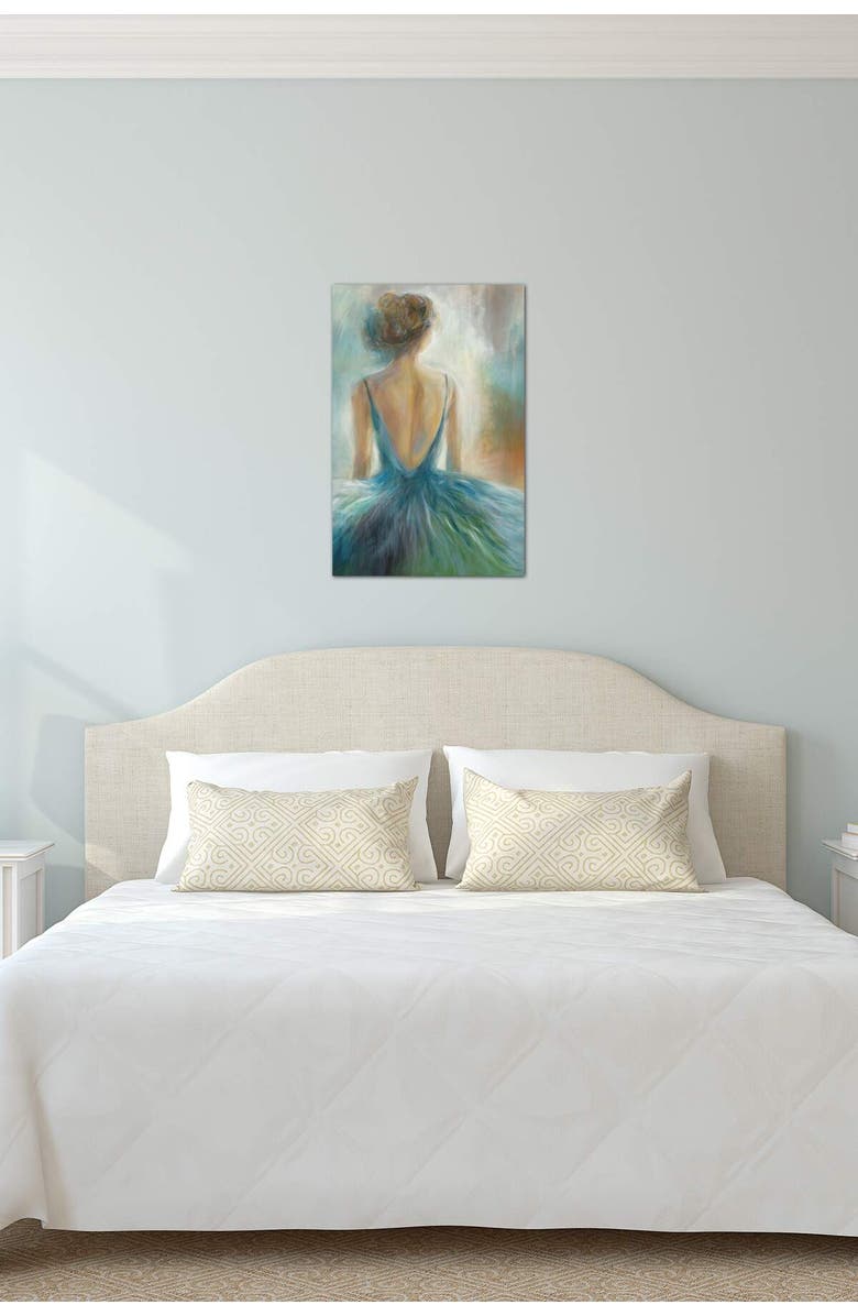 iCanvas Lady in Blue by K. Nari Canvas Wall Art 12" x 18", Main, color, 