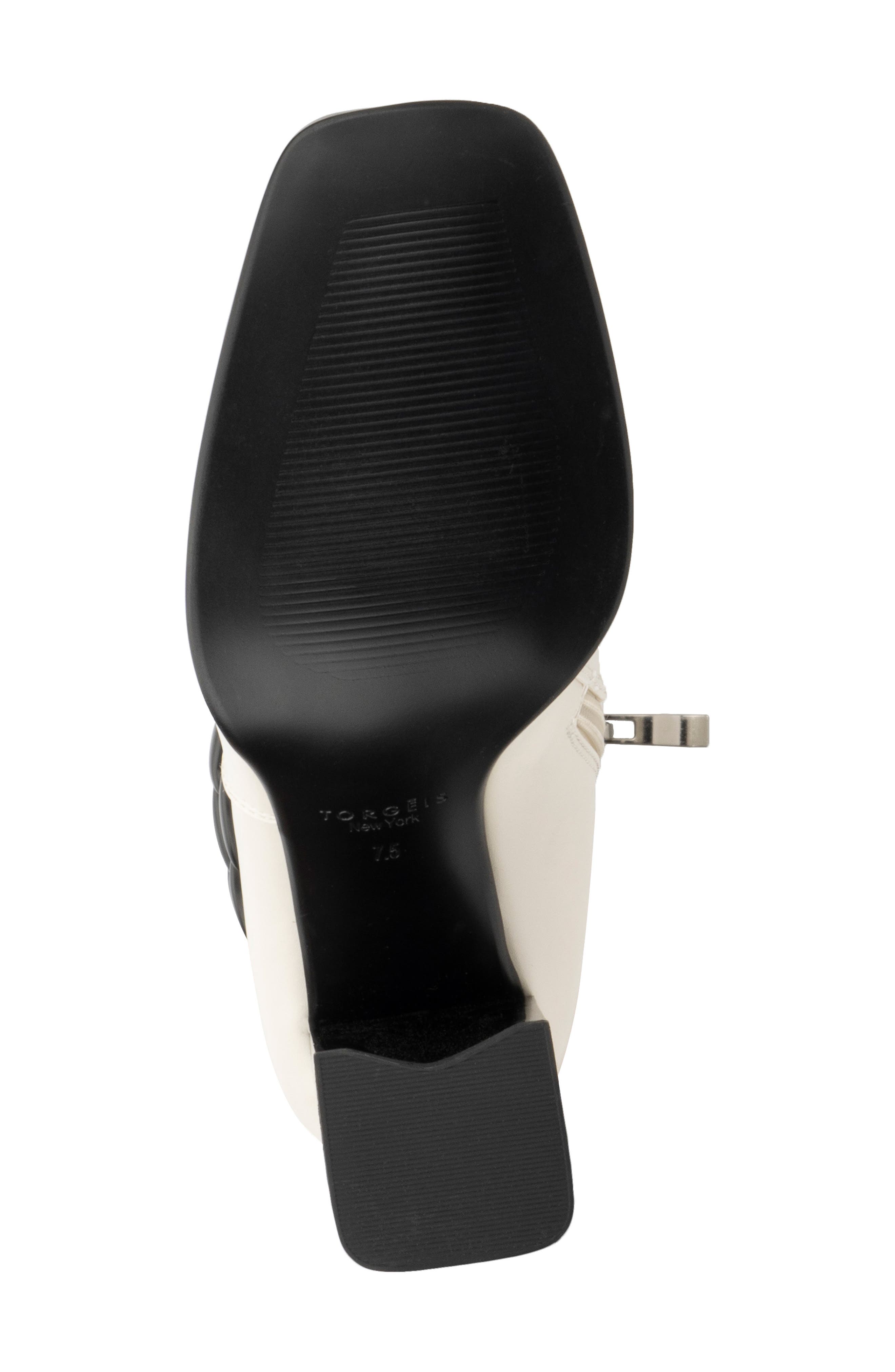 TORGEIS Lauren Knee High Boot, Alternate, color, Off White