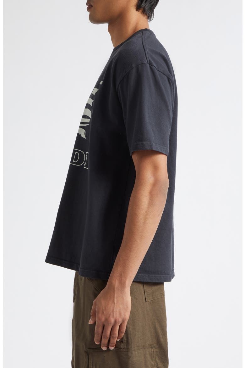 Banner Graphic T-Shirt, Alternate, color, VINTAGE BLACK / WHITE