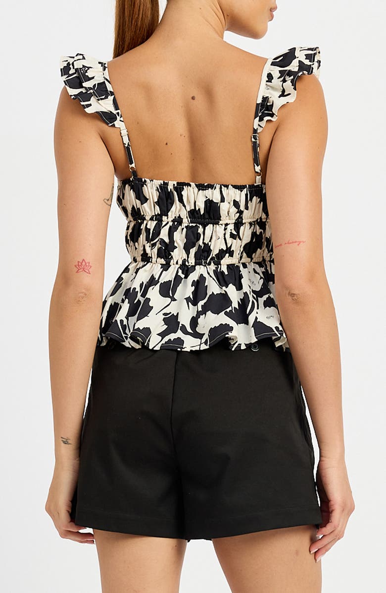 En Saison Laurel Sleeveless Peplum Top, Alternate, color,