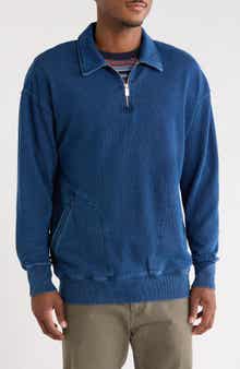 Washed Quarter-Zip Sweatshirt