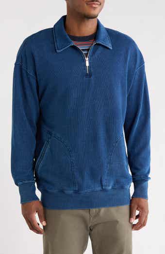 Washed Quarter-Zip Sweatshirt