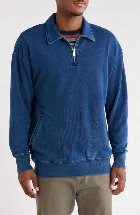 Washed Quarter-Zip Sweatshirt