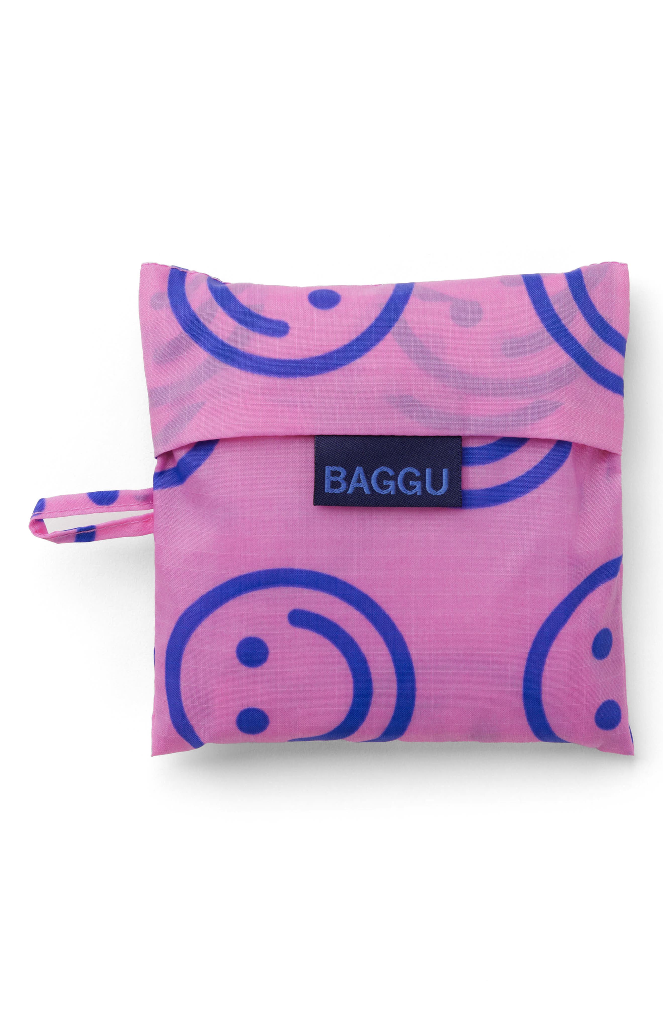 Standard Baggu Reusable Bag, Alternate, color, POP PINK HAPPY