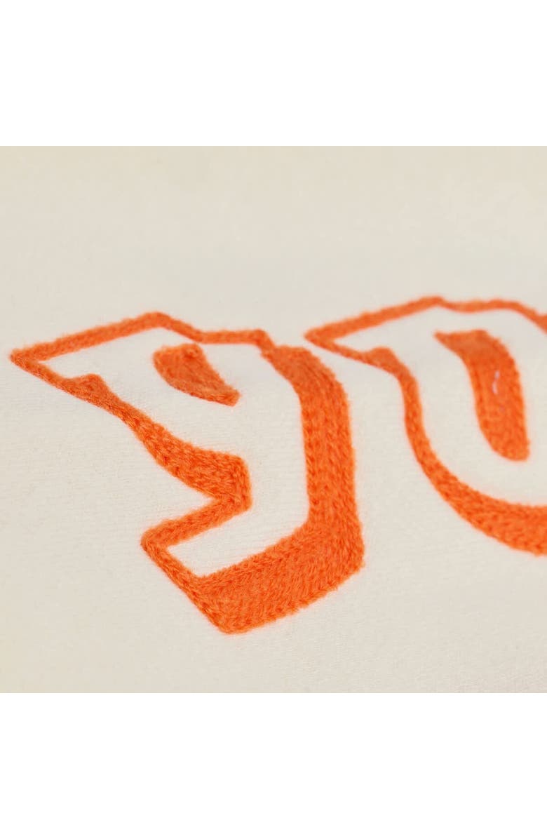 Mitchell & Ness Men's Mitchell & Ness Cream New York Knicks Hardwood Classics Chainstitch Premium Fleece Hoodie, Alternate, color, Cream