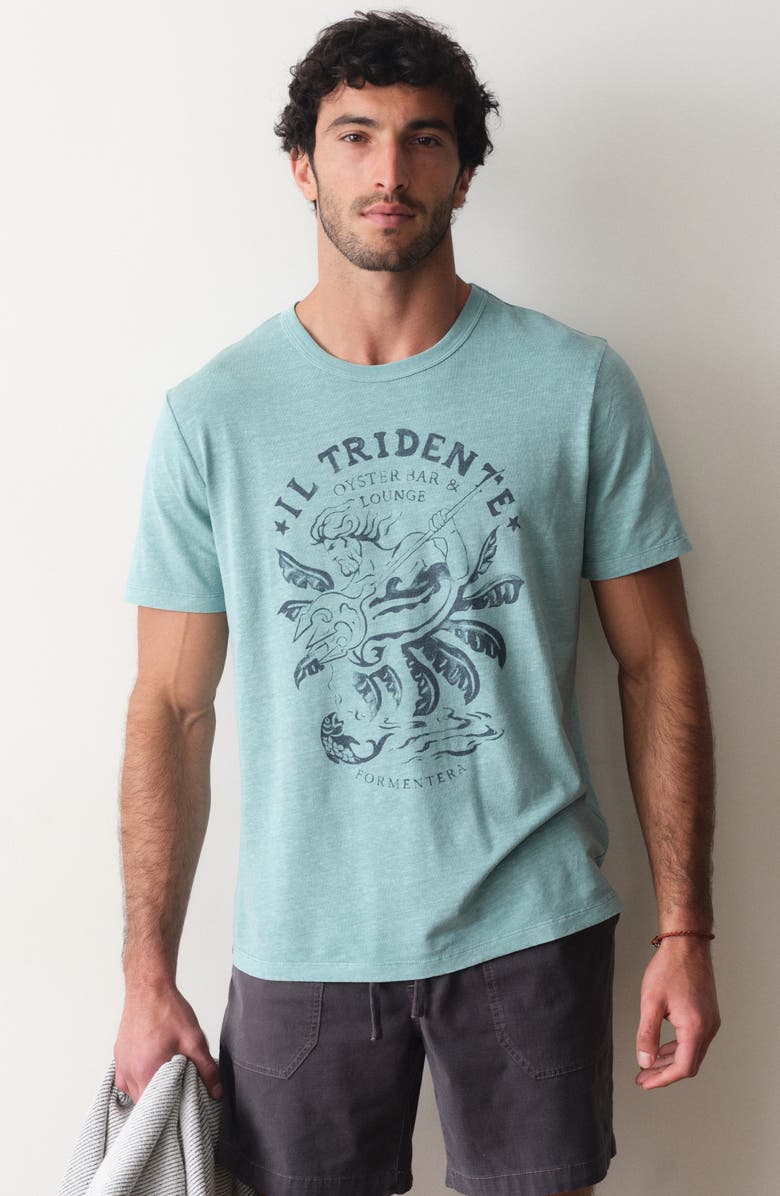 Marine Layer Hemp & Cotton Graphic T-Shirt, Alternate, color, Latigo Bay