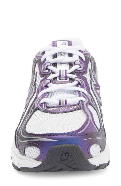 Shop New Balance Gender Inclusive 740 Sneaker In White/concord Grape