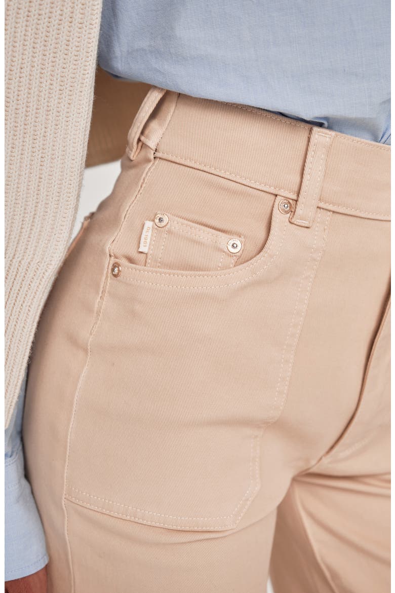 Hepburn High Waist Wide Leg Jeans, Alternate, color, CHARDONNAY TWILL