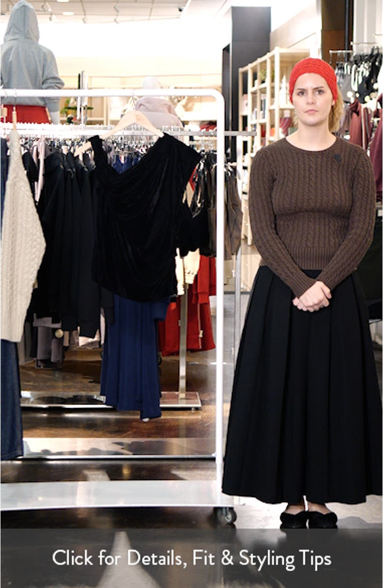 Twist One-Shoulder Velvet Top, sales video thumbnail