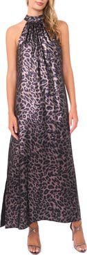 Vince Camuto Halter Neck Maxi Dress