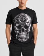 PHILIPP PLEIN T-Shirt Round Neck Ss Skull Men