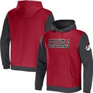 NFL X DARIUS RUCKER Men's NFL x Darius Rucker Collection by Fanatics Cardinal/Charcoal Arizona Cardinals Colorblock Pullover Hoodie