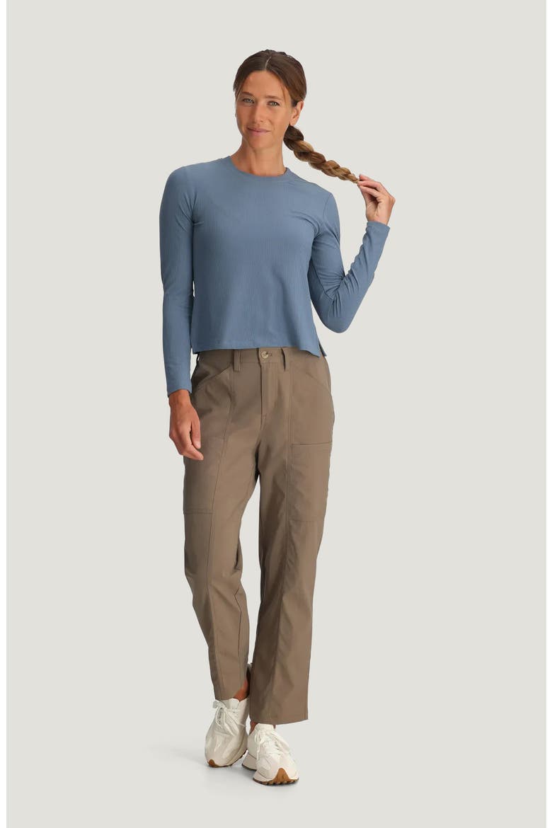 Topogrid Water Resistant Pants, Alternate, color, FOSSIL