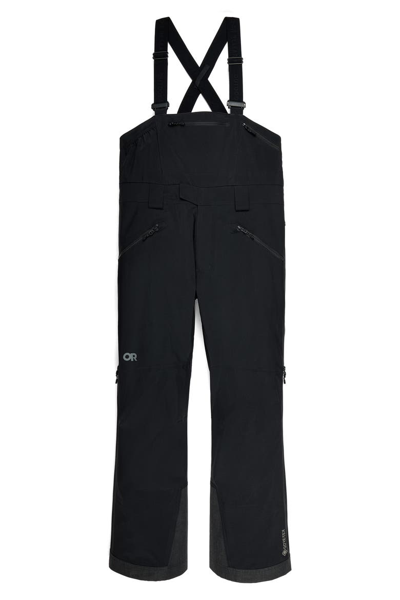 Hemispheres Team Waterproof Ski Bibs, Alternate, color, BLACK