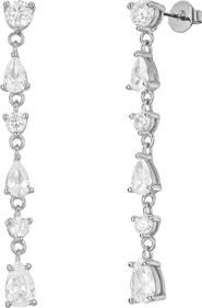 Untamed Petals Taurus Crystal Drop Earrings