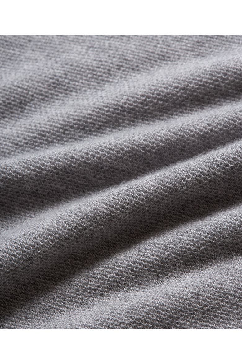 Bresson Cashmere Classic Fit Long Sleeve Polo Shirt, Alternate, color, GREY MELANGE