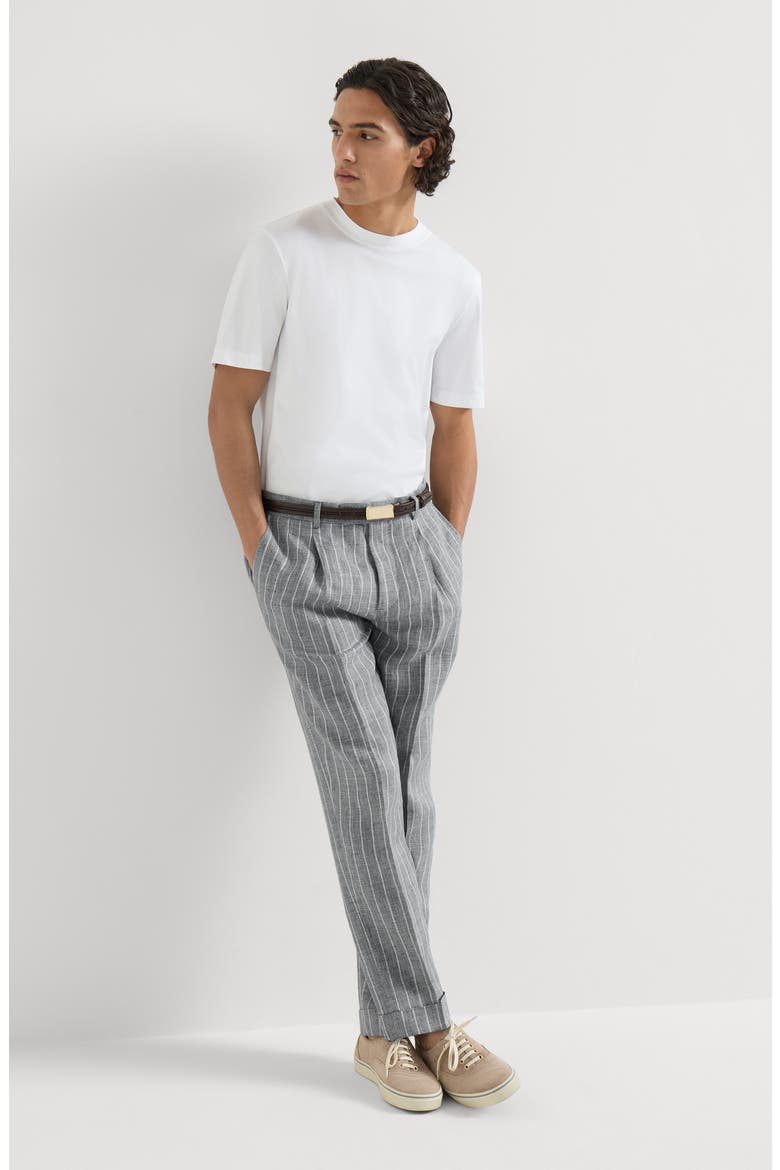 Twill trousers, Alternate, color, Medium Grey