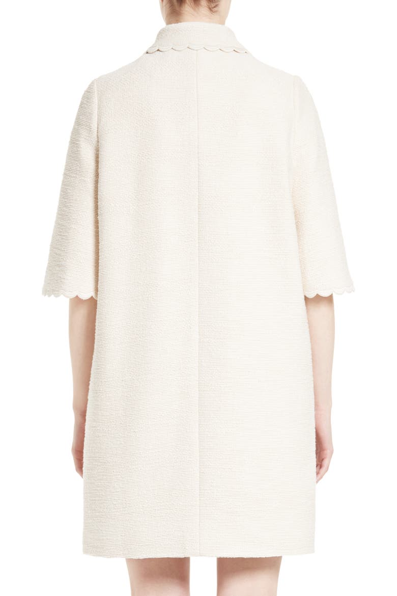 textured tweed coat, Alternate, color, SAND DUNE