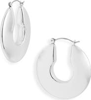 Nordstrom Bold Polished Hoop Earrings