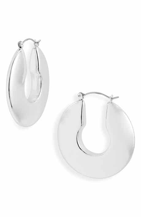 Nordstrom Bold Polished Hoop Earrings