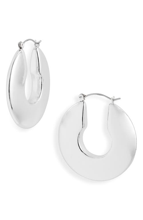 Nordstrom Bold Polished Hoop Earrings In Metallic