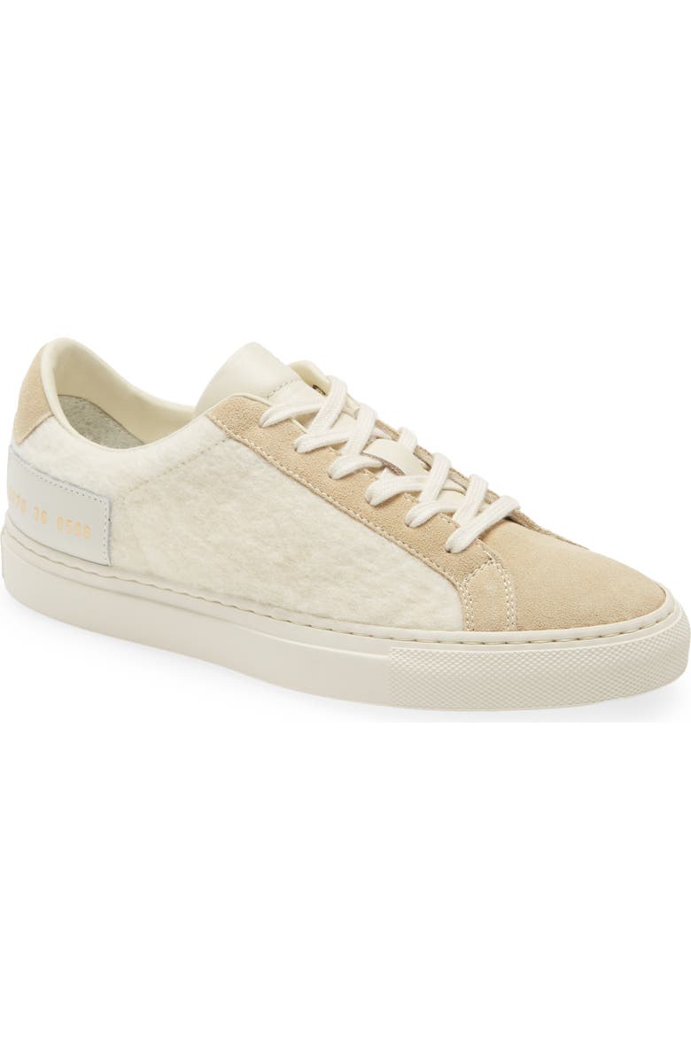 Common Projects Retro Mixed Media Low Top Sneaker, Main, color,