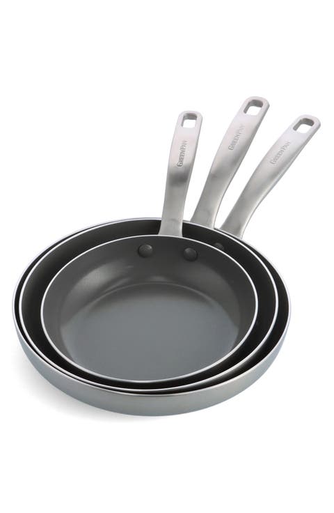 Chatham Hard Anodized Ceramic Nonstick Frying Pan Set