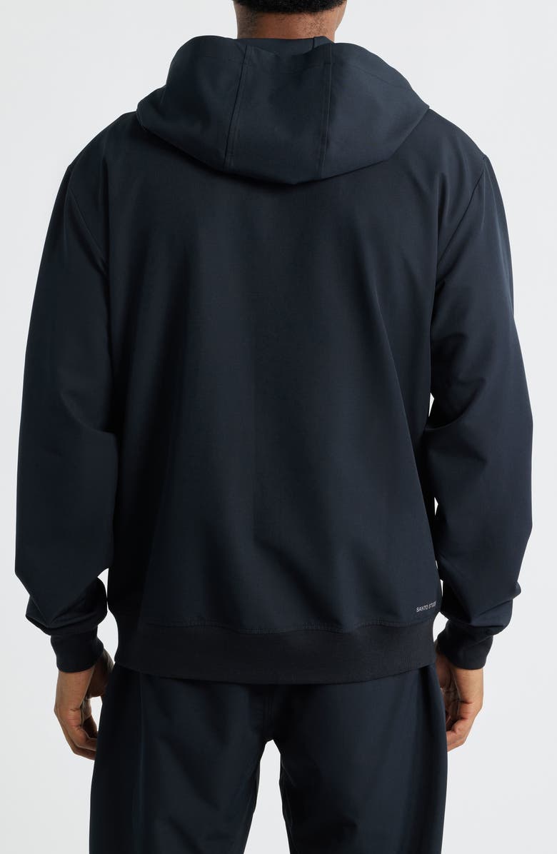 SANTO STUDIO Tempo Tech Zip Jacket, Alternate, color, Black