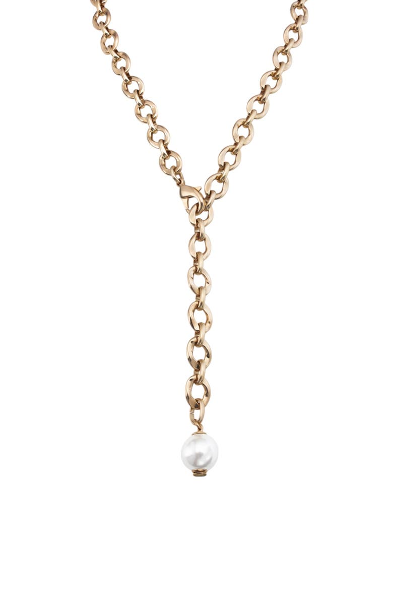 UNODE50 Oval Rhythm Necklace, Alternate, color, Gold