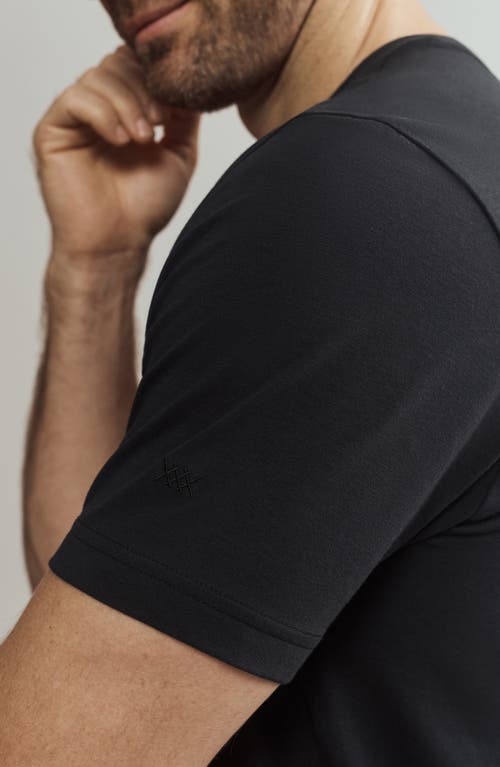 Rhone Origin Crewneck T-shirt In Black