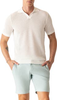 DEKE Modern Open Knit Polo
