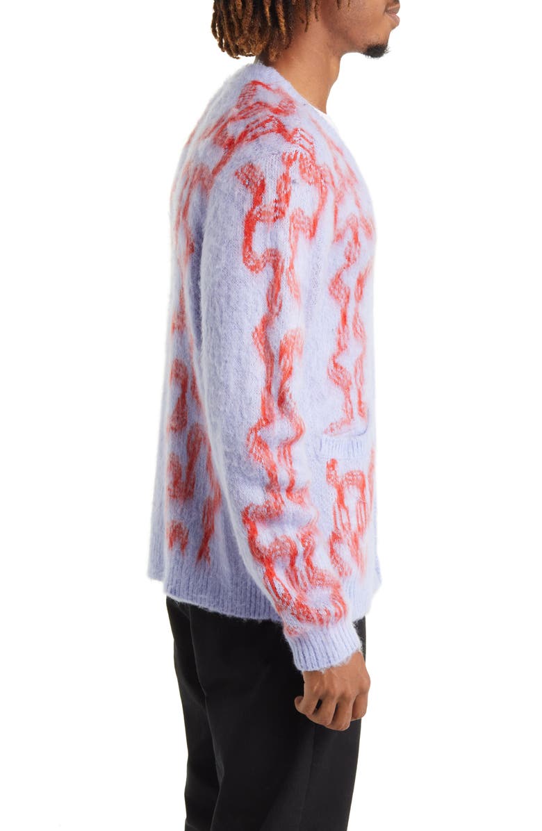 Obey Temple Cardigan, Alternate, color, 