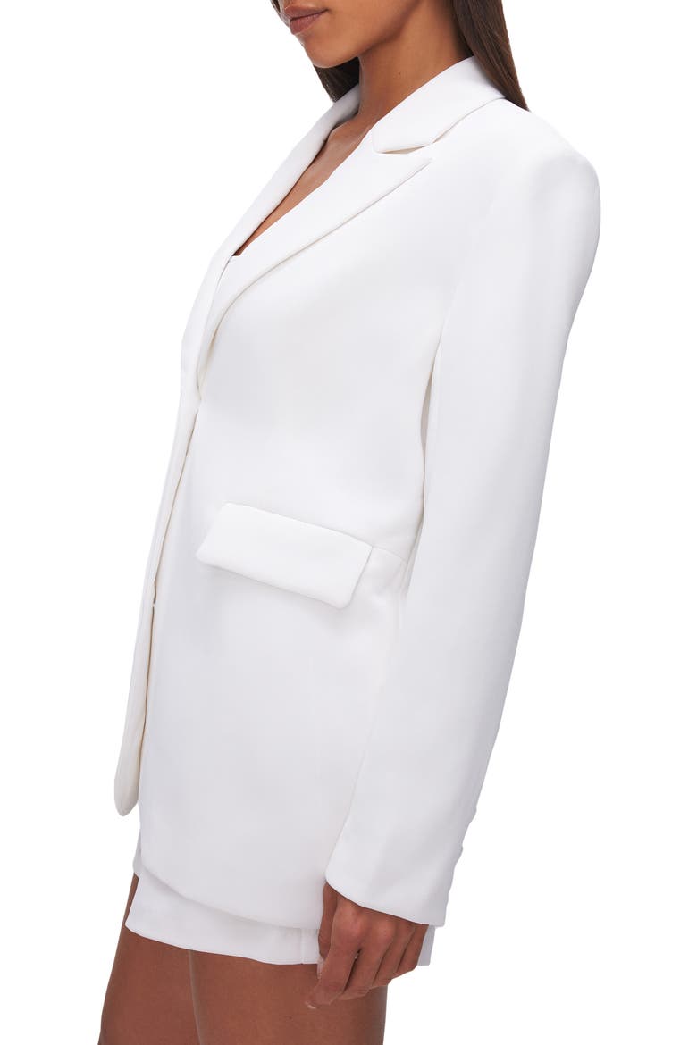 Luxe Suiting Boyfriend Blazer, Alternate, color, IVORY001