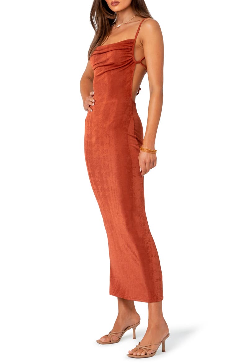 Clea Open Back Dress, Alternate, color, HAMRA