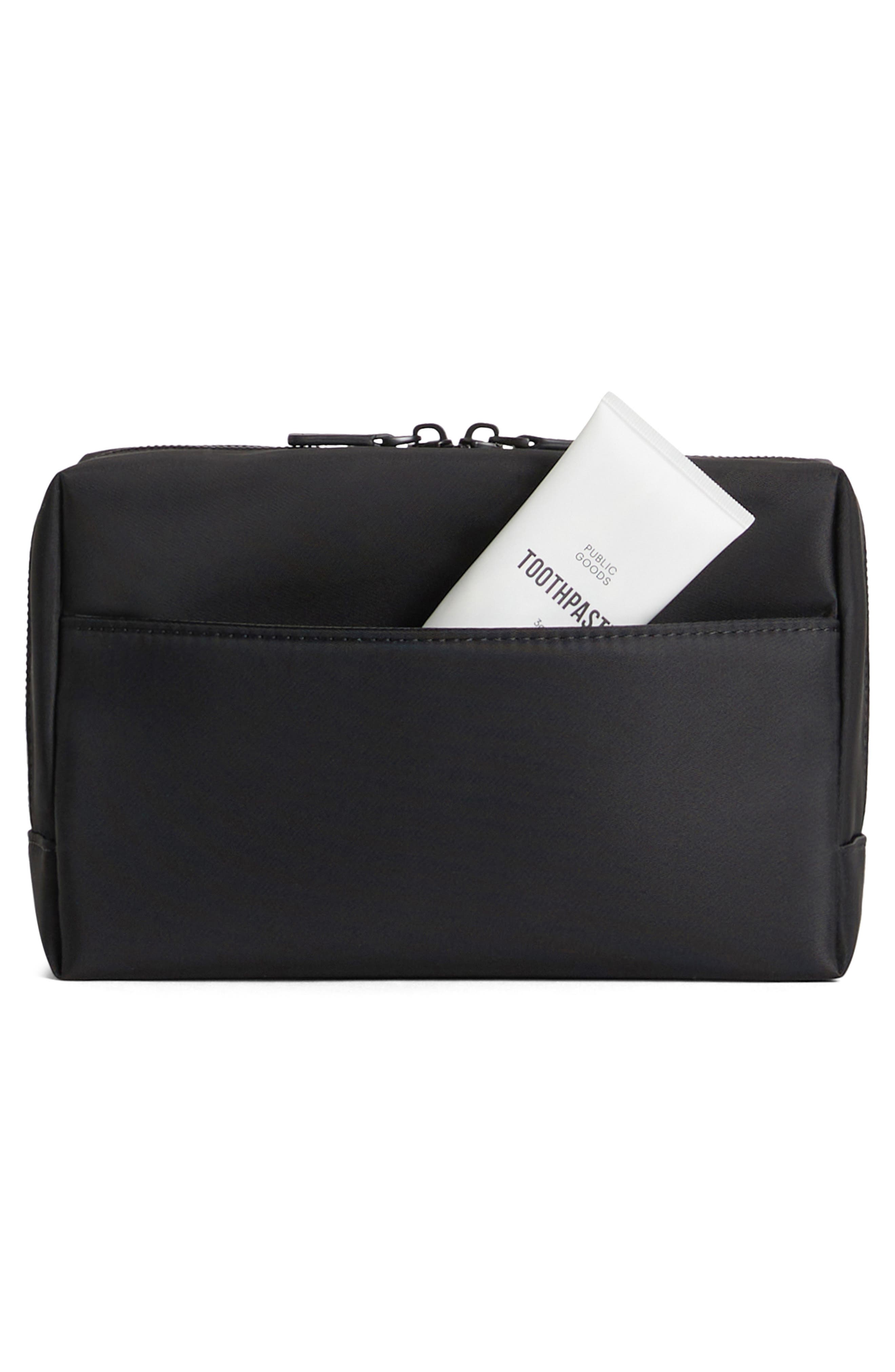Monos Large Metro Toiletry Case, Alternate, color, Carbon Black